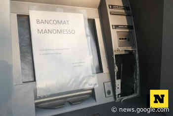 Lomagna: manomesso il bancomat della Bpm di via Milano - Lecco Notizie