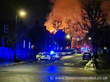 Updates Maida Vale after St John's Church destroyed by fire