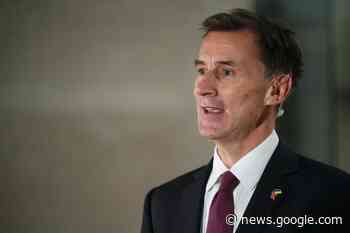 Hunt calls for economic 'discipline' to curb cost-of-living pressures - Wirral Globe