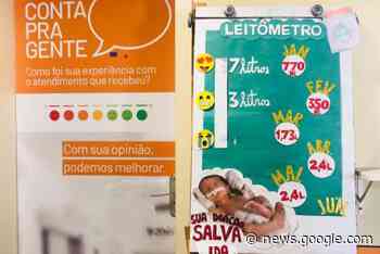 "Leitômetro" estimula doação de leite humano no Hospital Materno ... - Agência Pará