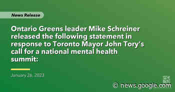 Ontario is facing a mental health crisis. Ford must act now. - Green Party of Ontario