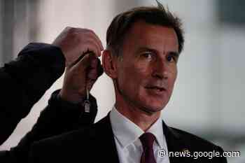 Jeremy Hunt in plea to early retirees: 'Britain needs you' - Hackney Gazette