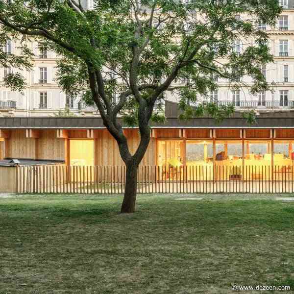 Régis Roudil creates adobe nursery in grounds of Parisian palace
