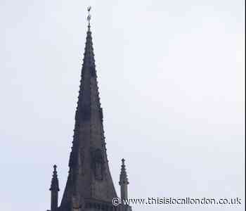 St John's Wood fire: fears over St Mark's Church spire