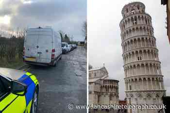 Blackpool: Police stop van that ‘looked like Leaning Tower Of Pisa'