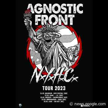 AGNOSTIC FRONT: Tour im Februar 2023 - Konzerte in Weinheim ... - vampster.com