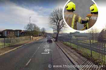 Person dies after Lea Valley Road vehicle fire in Chingford
