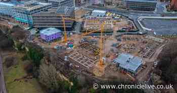 Ambitious Vaux housing scheme at Riverside Sunderland begins to take shape
