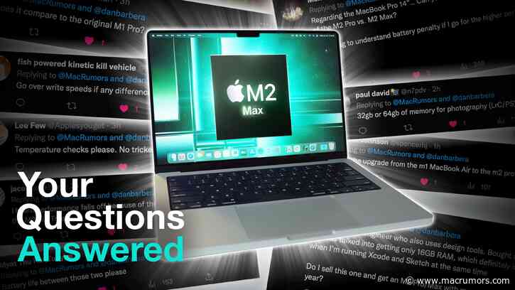 Hands-On With the New M2 Max MacBook Pro