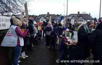 More staff on strike in Merseyside and Cheshire than any other region