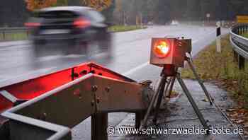 Lasermessgerät in Wildberg: Mobiler Blitzer wird von Unbekannten zerstört