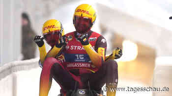 Rennrodel-WM: Deutsche Sprint-Doppel fahren zu Gold