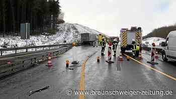 Lastwagen-Unfall: A7 bei Seesen seit Stunden komplett gesperrt