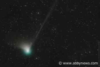 Green comet zooming our way, last visited 50,000 years ago