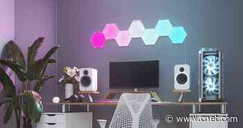 Light Up Your Home With a Nanoleaf Shapes Kit on Sale for $150     - CNET