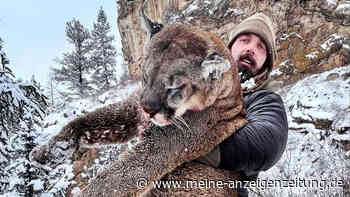 Ex-Footballstar erlegt Puma und fotografiert sich mit seiner Beute 