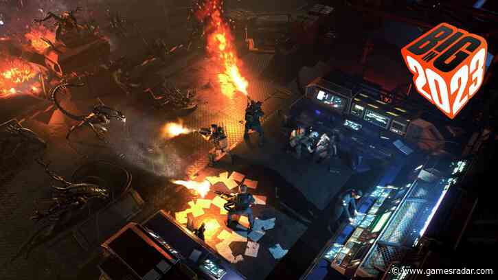 Aliens: Dark Descent tells an original story in a squad-based RTS with high-stakes