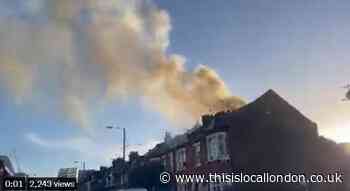 Woman trapped in Harrow house fire saved by police