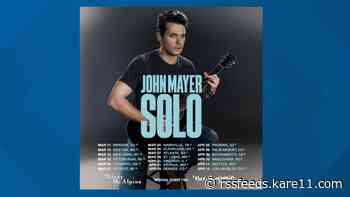 John Mayer going solo acoustic at Xcel Energy Center