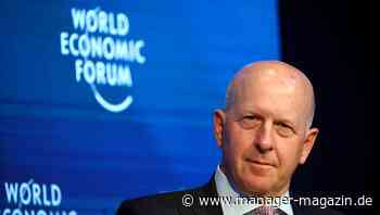 David Solomon von Goldman Sachs: 30 Prozent weniger Gehalt für Wall-Street-CEO