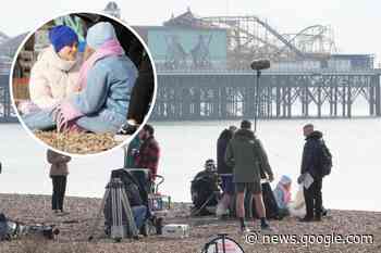 Hollyoaks Ruby O'Donnell and Peri Lomax filming in Brighton - The Argus