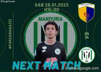 MANDURIA - Calcio, torneo juniores: il Manduria potrebbe ipotecare ... - ManduriaOggi