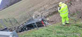 QUINCINETTO-IVREA - Schianto sull'autostrada A5, furgone finisce ... - QC QuotidianoCanavese