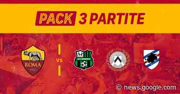 Sassuolo, Sampdoria e Udinese: allo stadio a partire da 14 euro a ... - AS Roma