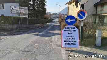 Strada chiusa a Clusone, il sindaco di Piario: “Usate la nuova bretella”. - MyValley.it