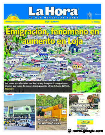 Loja: 27 de Enero, 2023 – Diario La Hora - Diario La Hora