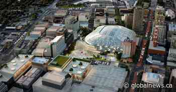 Edmonton Ice District designers visit Saskatoon with input on new downtown event centre