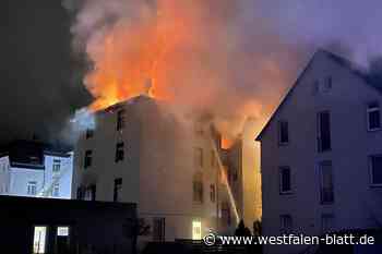 Mehrere Verletzte bei Großbrand in Bielefeld