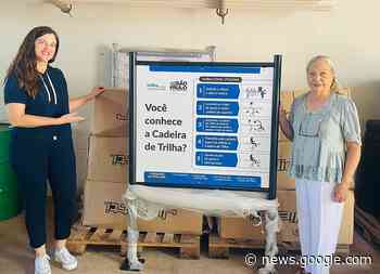 Pirassununga é contemplada com cadeiras de trilhas adaptadas - Prefeitura Municipal de Pirassununga