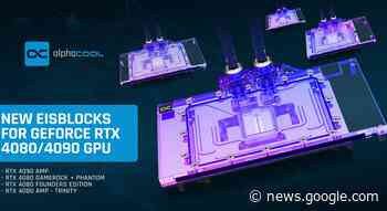 Alphacool Launch its New Eisblock Aurora Coolers for Nvidia 4090 ... - eTeknix