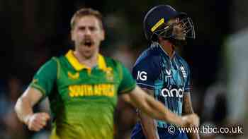 England in South Africa: Tourists slump to 27-run defeat despite Jason Roy century