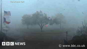 Cameras show tornado ripping through Texas town