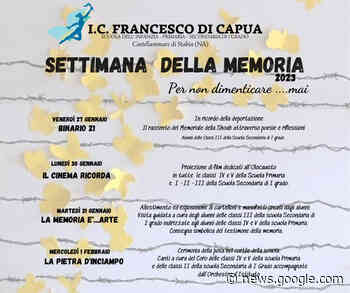 La Settimana della Memoria all'Istituto Comprensivo F. di Capua ... - IlCorrierino.com
