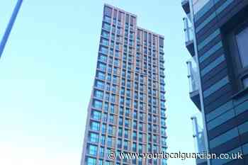 Building work on a new 25-storey Croydon flat block has now finished