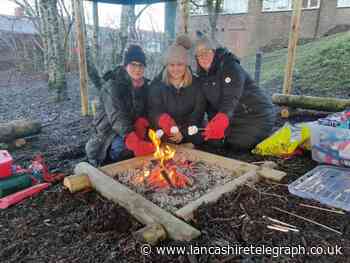 Knuzden St Oswald's C of E Primary opened forest school site
