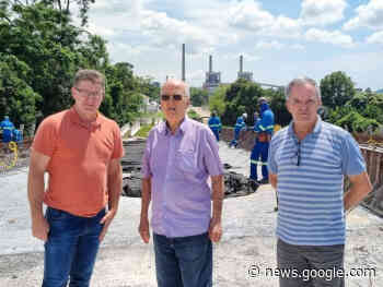 Estrutura da ponte Tubarão-Capivari deve ser finalizada no próximo ... - Sul. Agora