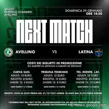 Avellino-Latina: al via la prevendita - Orticalab