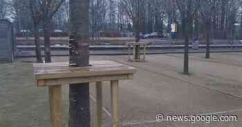 Petanquevelden aan Luysterbos voorzien van toogtafeltjes | Geel ... - Het Laatste Nieuws