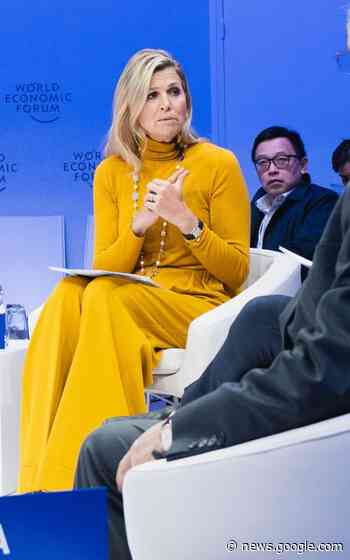 Geel op geel - Modekoningin Máxima