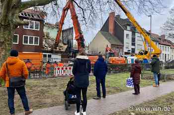 Haus-Abriss an der Münzstraße gestartet