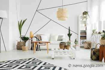 Woman Uses Painter Tape to Design Cool Geometric Shapes on ... - DenGarden