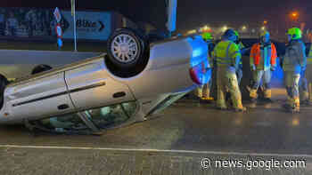 Video - Auto over de kop in Herentals - RTV