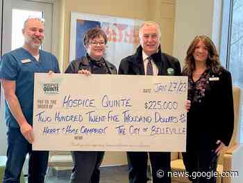 City of Belleville supports Hospice Quinte - inquinte.ca