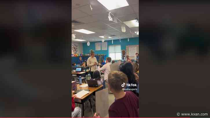 WATCH: Leander teachers get engaged at Rutledge Elementary with the help of students