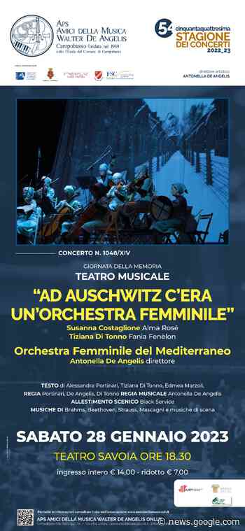 CAMPOBASSO, DOPPIO APPUNTAMENTO AL SAVOIA CON LO ... - Molise Web