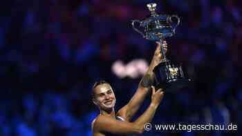 Australian Open: Sabalenka triumphiert im Frauen-Finale
